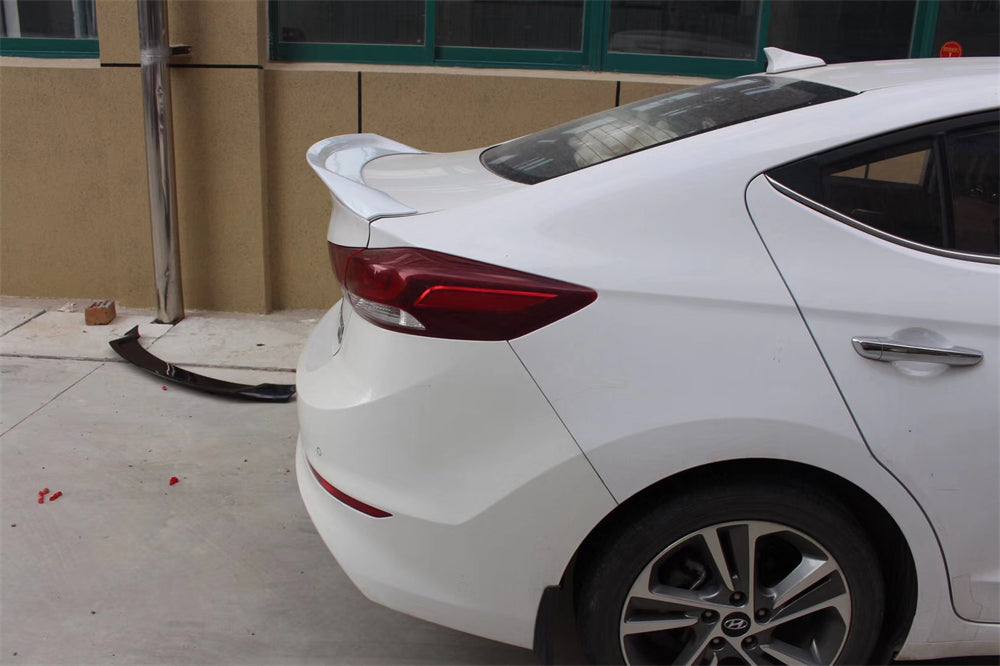 Hyundai Elantra 2016-2019 High Quality Glossy Black Trunk Spoiler Body Kit - ONECARWORLD