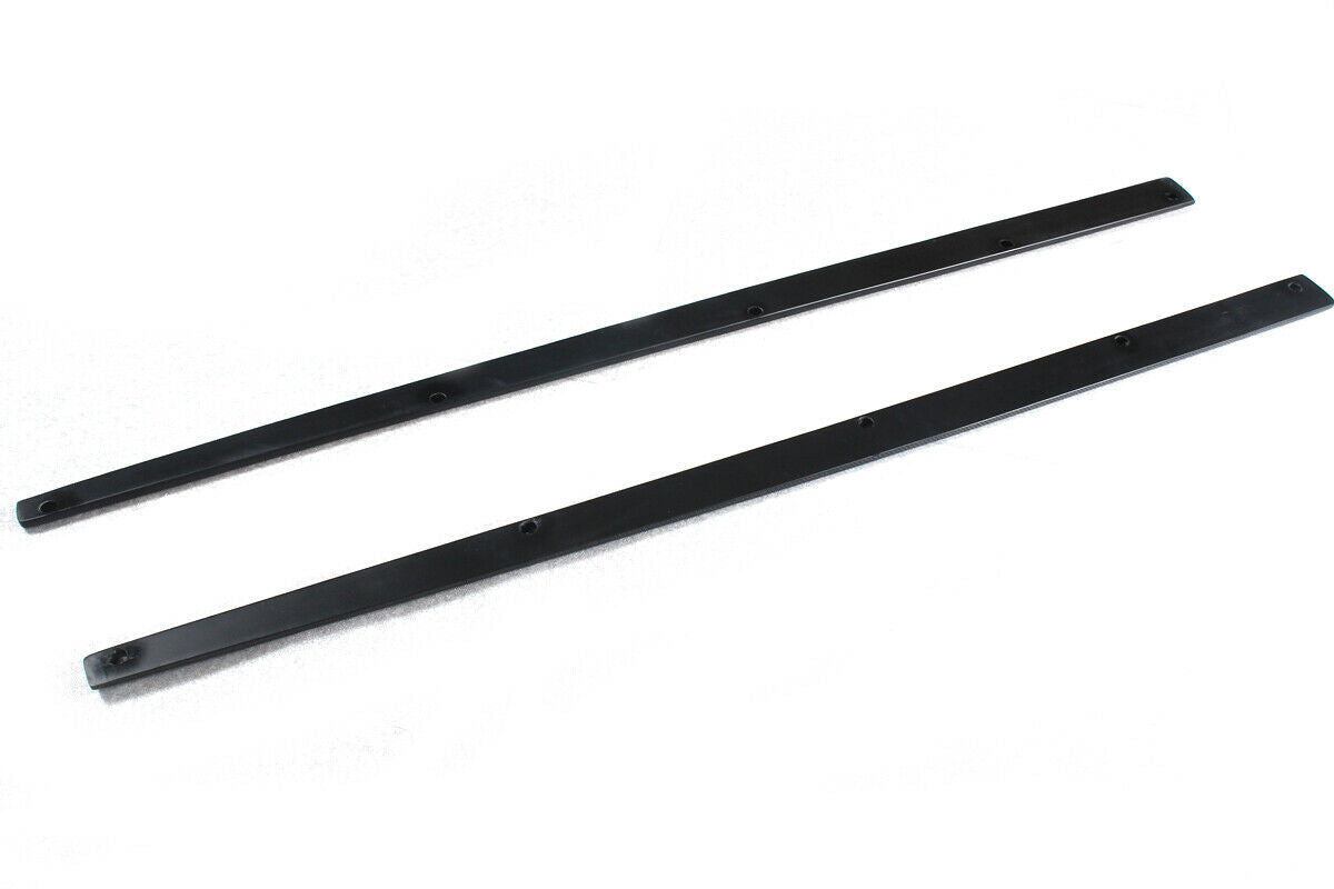 Side Skirts Extensions For BMW F30 F35 M Sport OMS Style 14-2020 Glossy Black - ONECARWORLD