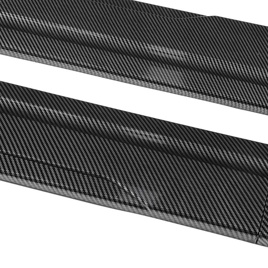 HIGH QUALITY CARBON FIBER 4 PCS SIDE SKIRTS FITS ON ALL SEDAN CARS - ONECARWORLD