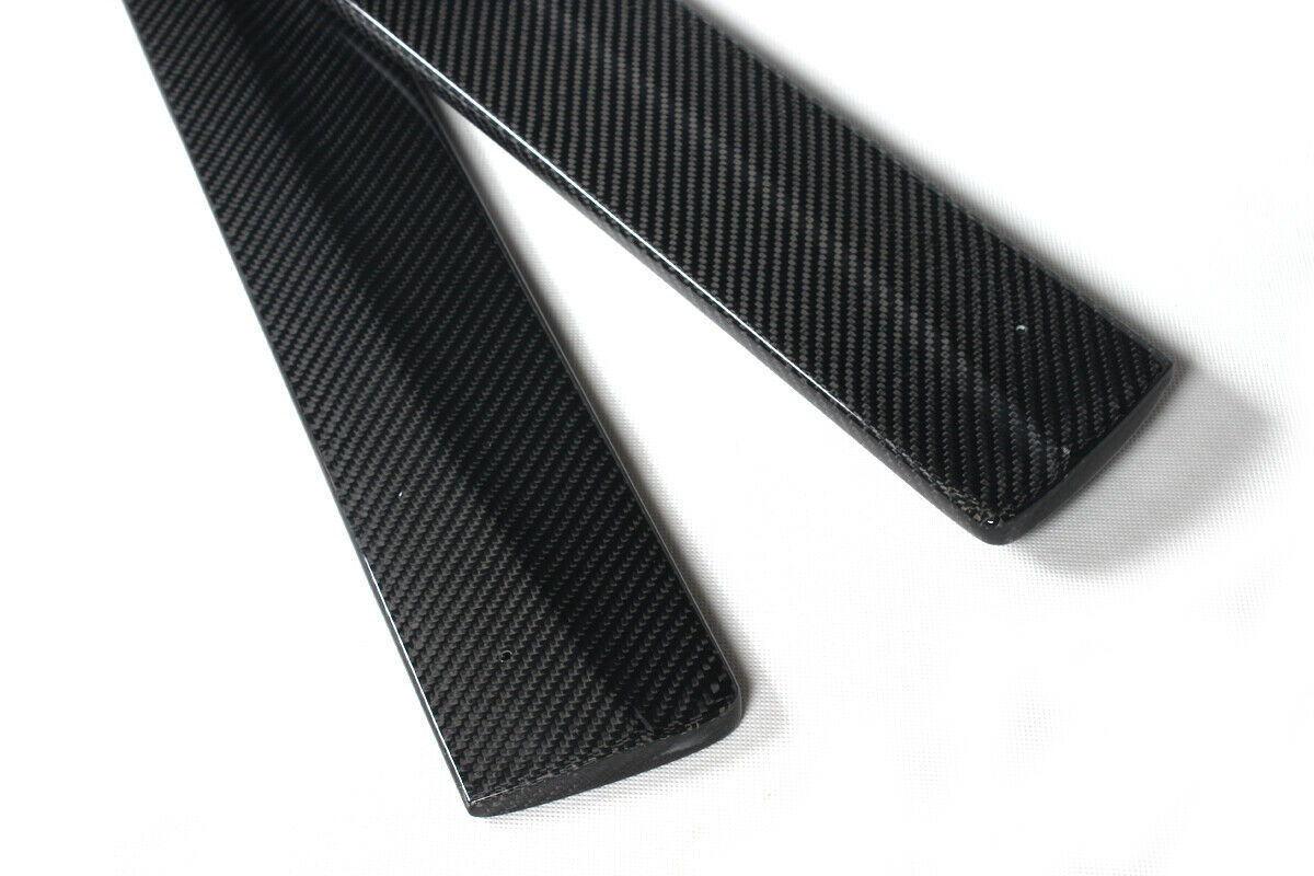 Side Skirts Extensions For BMW F30 F35 M Sport OMS Style 14-2020 Glossy Black - ONECARWORLD