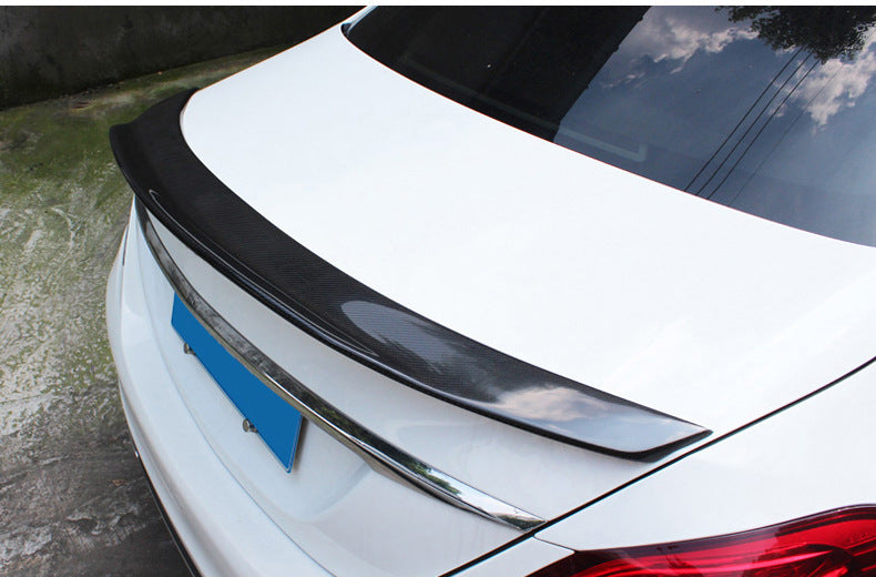 Gloss Black PSM Style Boot Spoiler Wing For Mercedes C-Class W205 (2015+) - 4D Trunk Trim - Premium Aftermarket