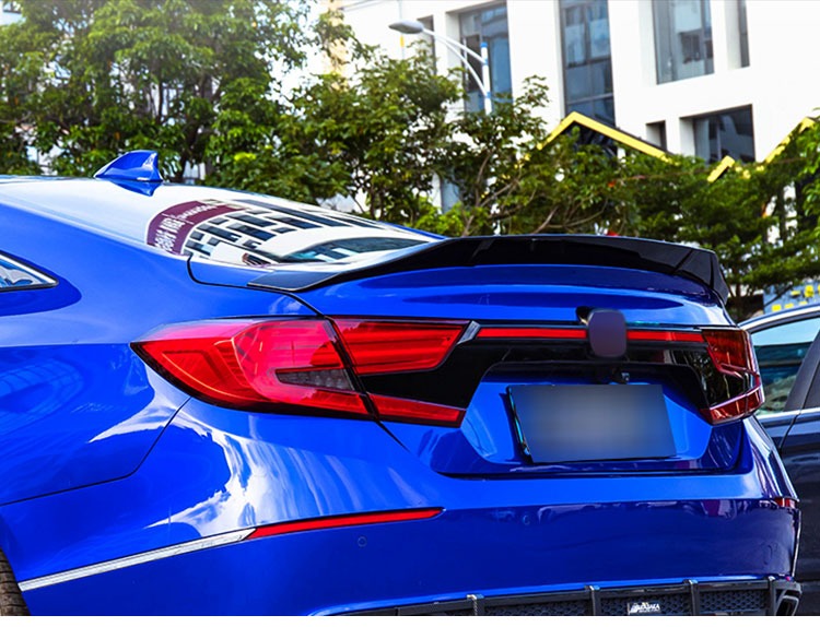 HONDA ACCORD R-TYPE HIGH QUALITY GLOSSY BLACK TRUNK SPOILER 2018-2021 ...