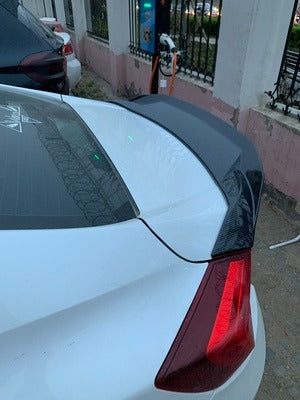 Honda civic rear spoiler sedan Car Glossy Black Fit for Honda Civic 4‑Door Sedan 2016 2017 2018 2019 2020 - ONECARWORLD