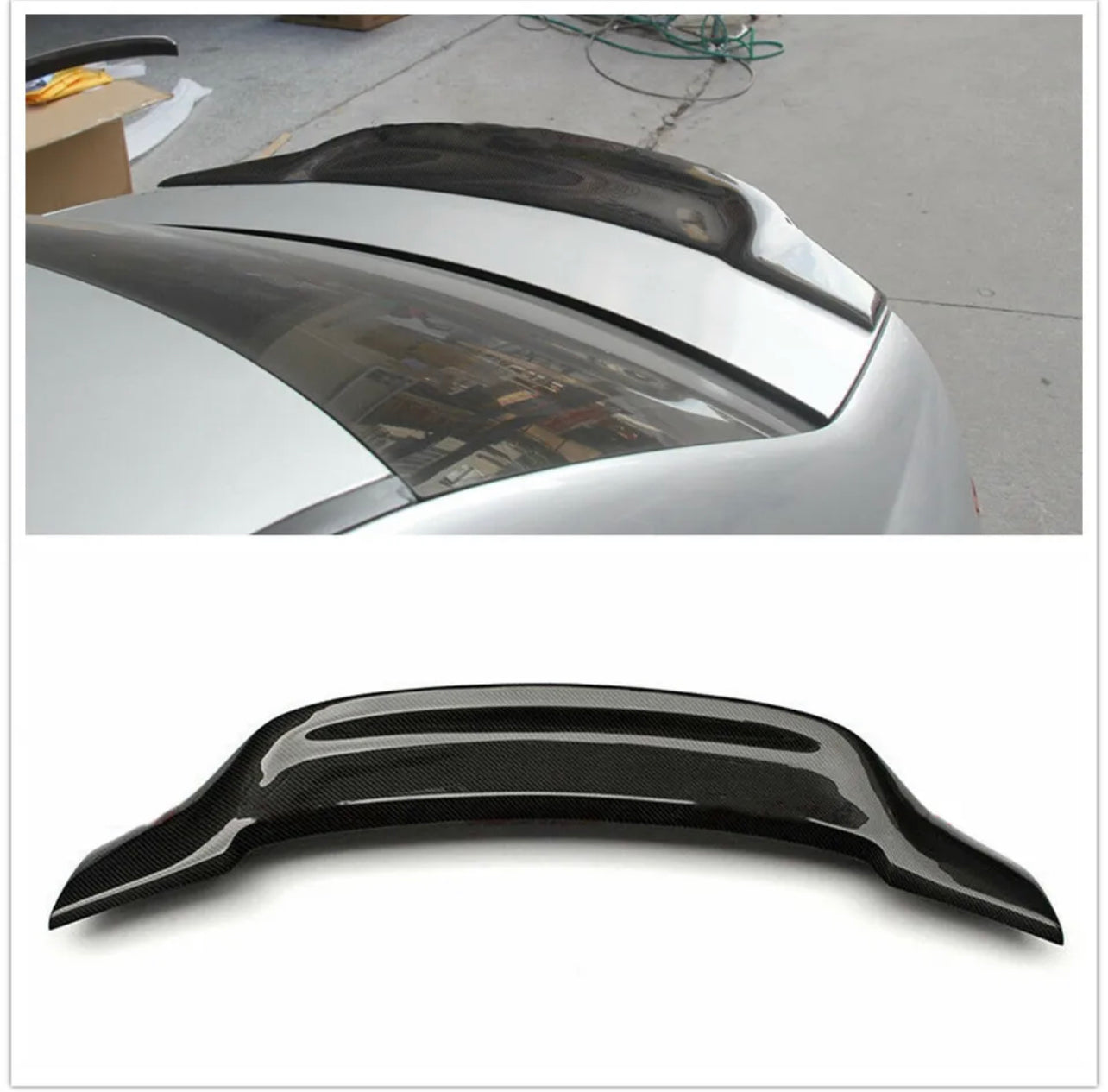 Mercedes Benz W204 C200 C204 C250 C350 C180 C63 AMG Coupe R Style High kick Rear Body Wing Spoiler for 08-14 - ONECARWORLD