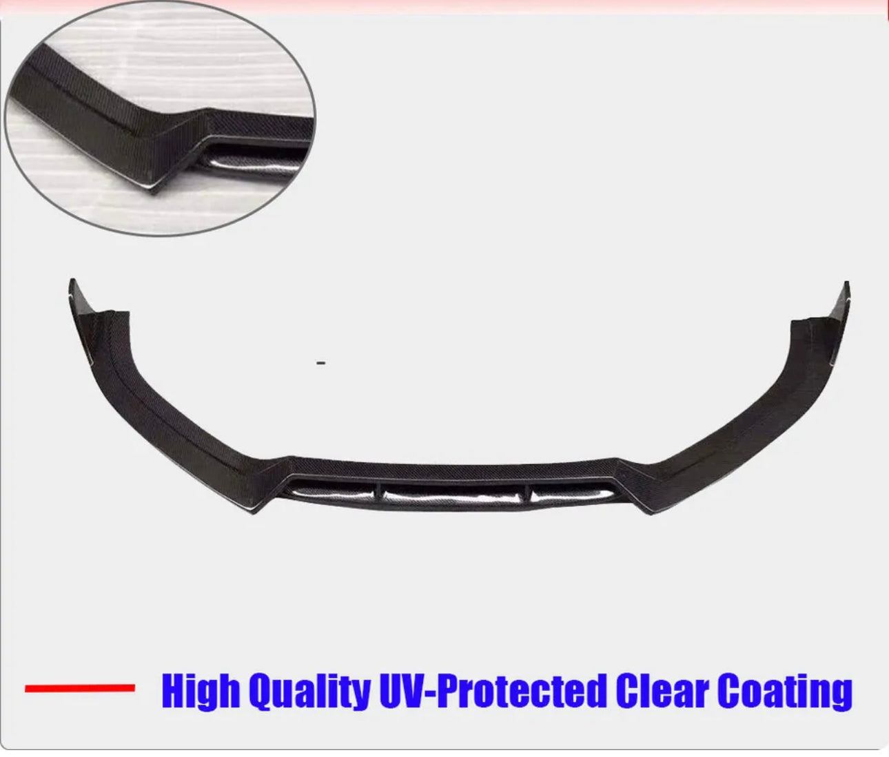 For Audi S6 A6 Sline C7.5 Sedan Facelift Glossy Black Front Bumper Lip Spoiler Splitter Aero Body Kit - ONECARWORLD