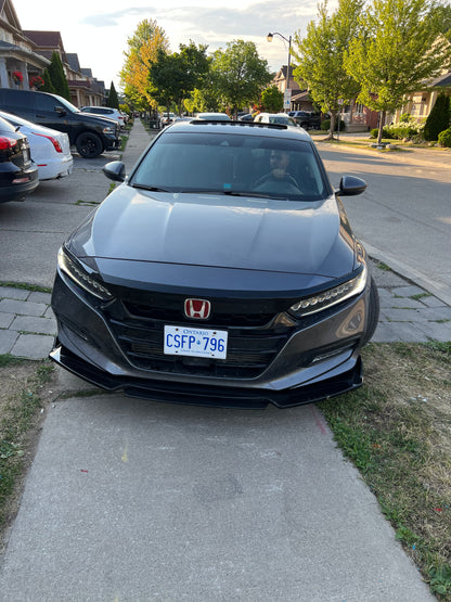 CARBON FIBER FRONT LIP WITH COLOR FOR ALL SEDAN CARS - ONECARWORLD