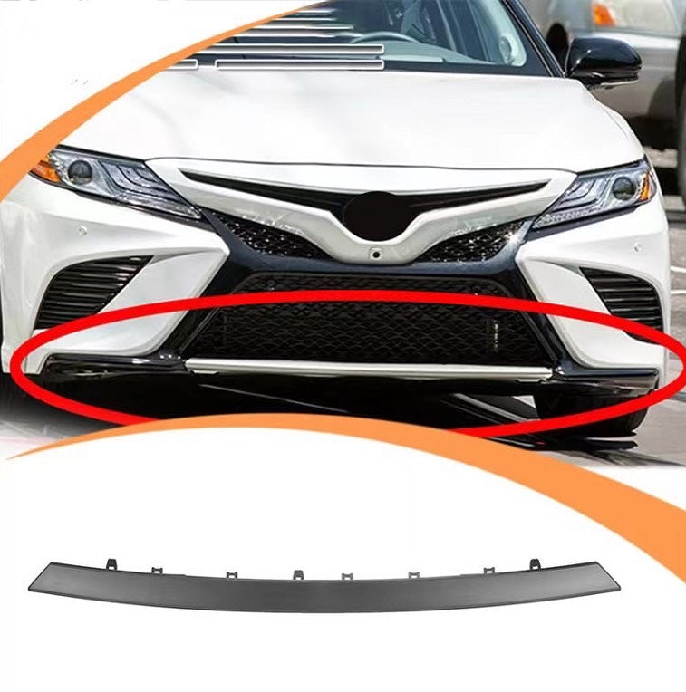 High Quality Front Lip Gloss Black For Toyota Camry 2015-2022 - ONECARWORLD