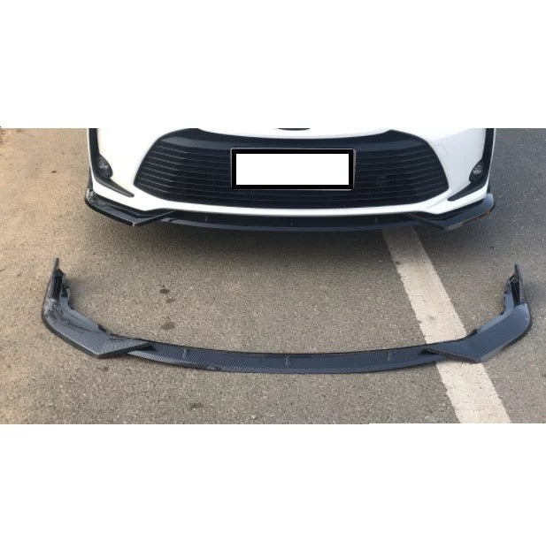 Corolla Front Lip Splitter 2019-2020 Gloss Black - ONECARWORLD