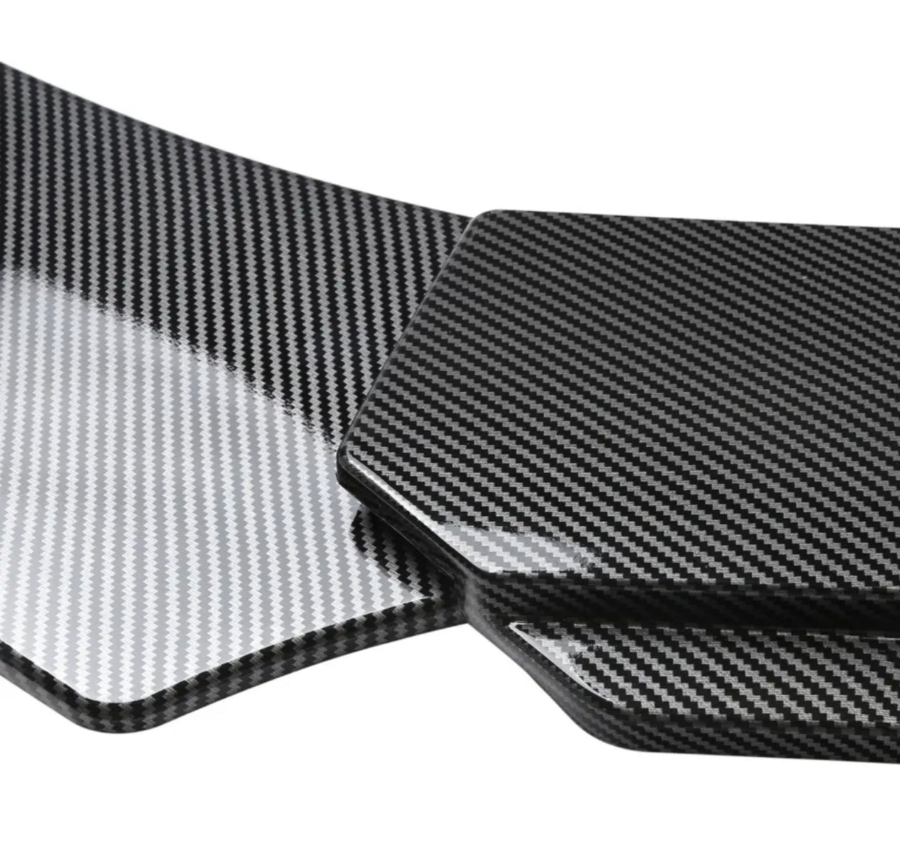 UNIVERSAL CARBON FIBER 3PCS FRONT LIP FOR ALL CARS - ONECARWORLD