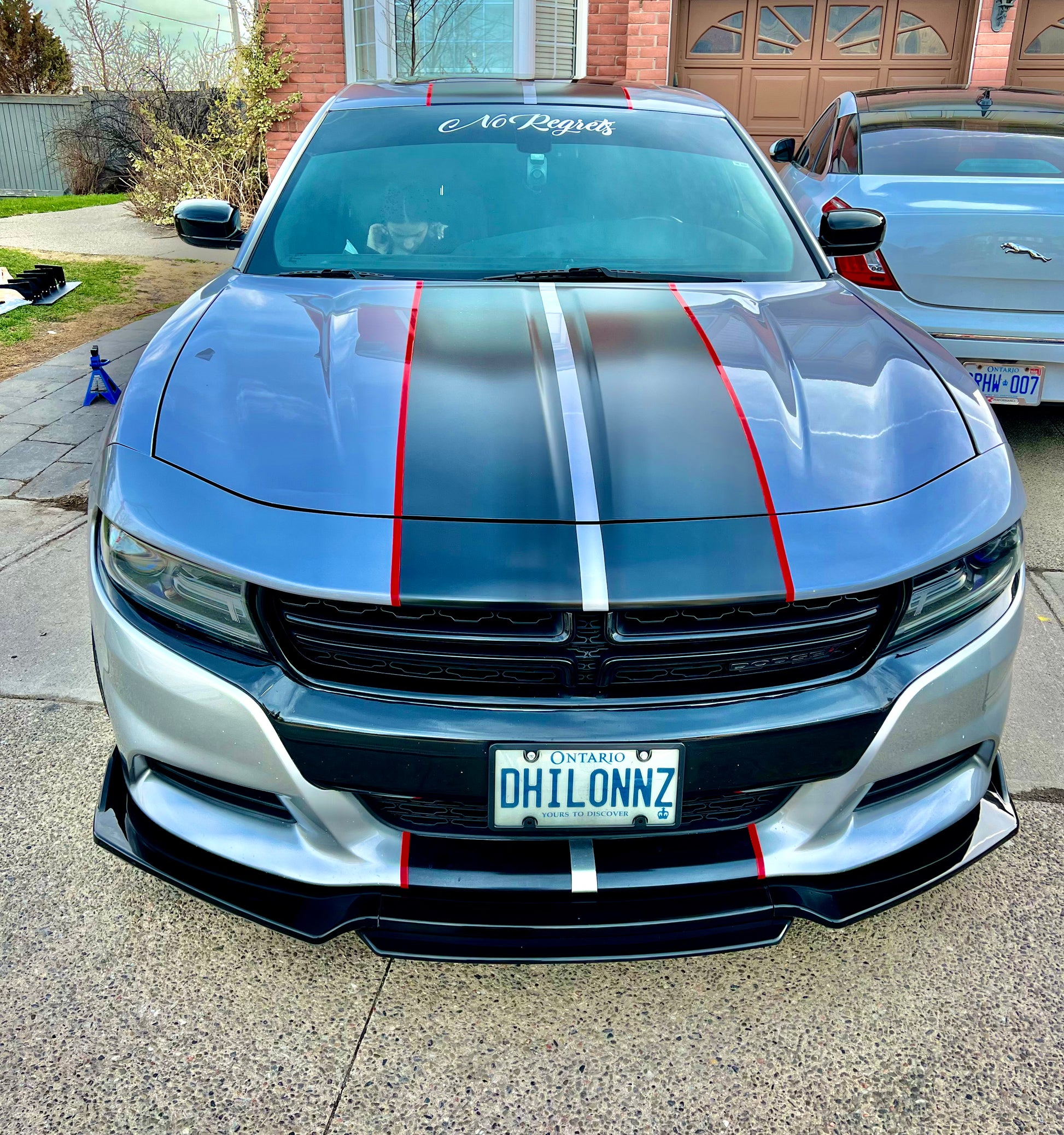 CARBON FIBER FRONT LIP WITH COLOR FOR ALL SEDAN CARS - ONECARWORLD