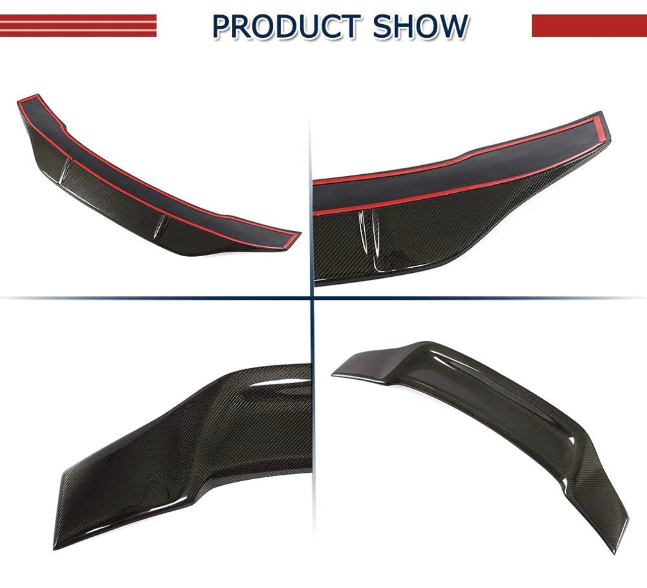 Trunk Spoiler for Audi A3 8Y Sedan 2021-2022-2023 Custom Parts Trunk Lip Spoiler Rear Wing Spoiler Body Kit - ONECARWORLD