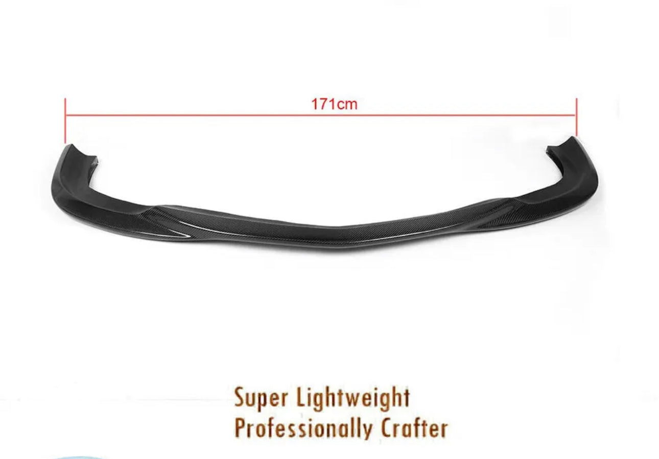 Front Bumper Spoiler Facelift Lip (One piece) For 2008-2011 Mercedes Benz W204 C Class C63 AMG Only - ONECARWORLD