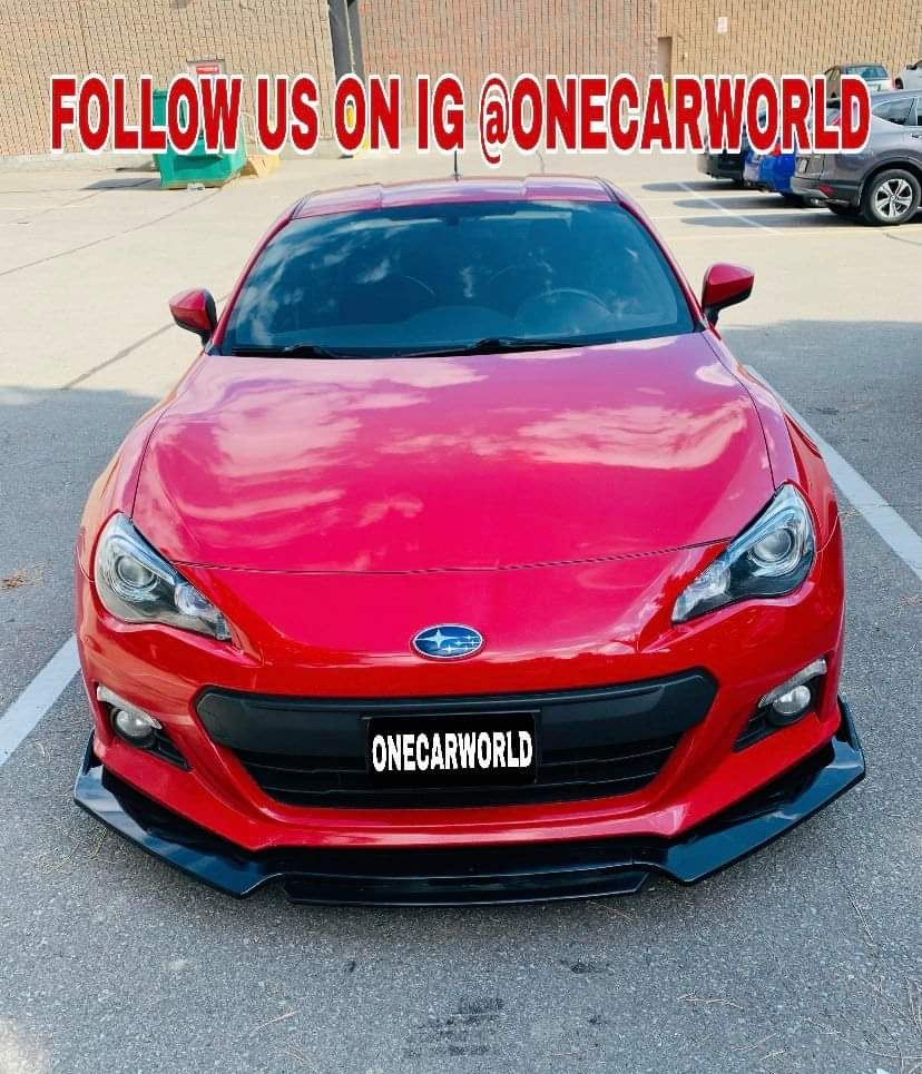 CARBON FIBER FRONT LIP WITH COLOR FOR ALL SEDAN CARS - ONECARWORLD
