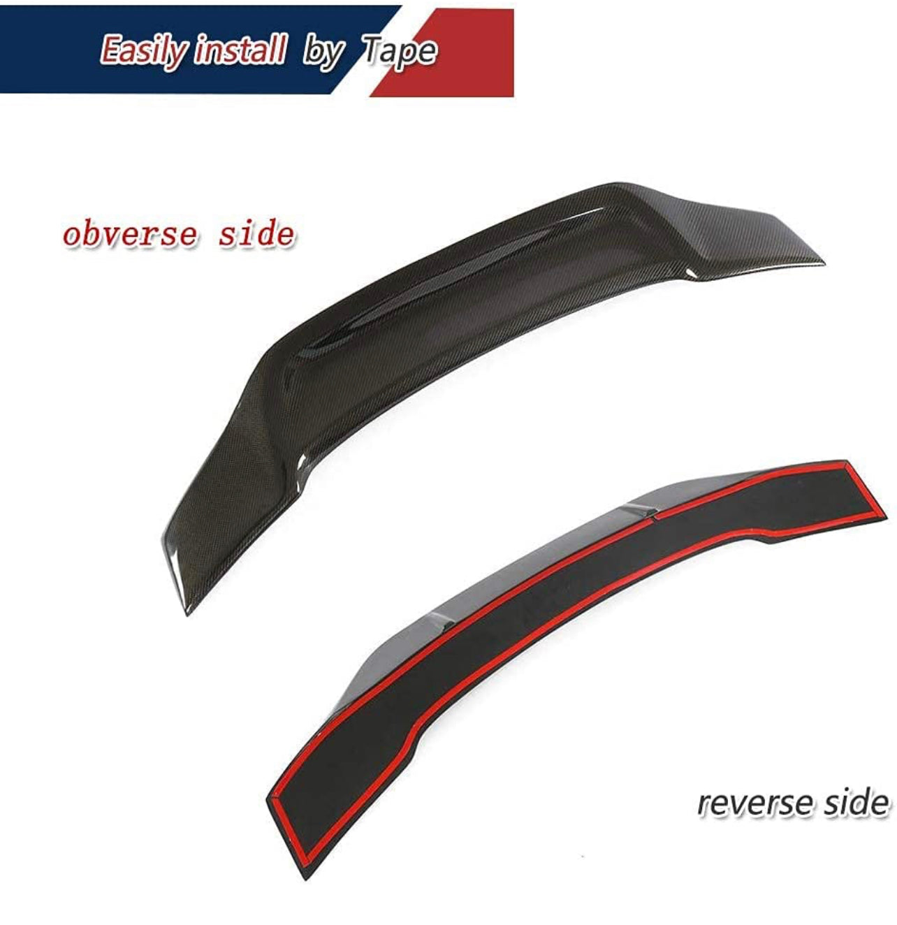 Trunk Spoiler for Audi A3 8V Base/Sline S3 RS3 Sedan 2014-2020 Custom Parts Trunk Lip Spoiler Rear Wing Spoiler Spoiler Body Kit (Glossy Black) - ONECARWORLD