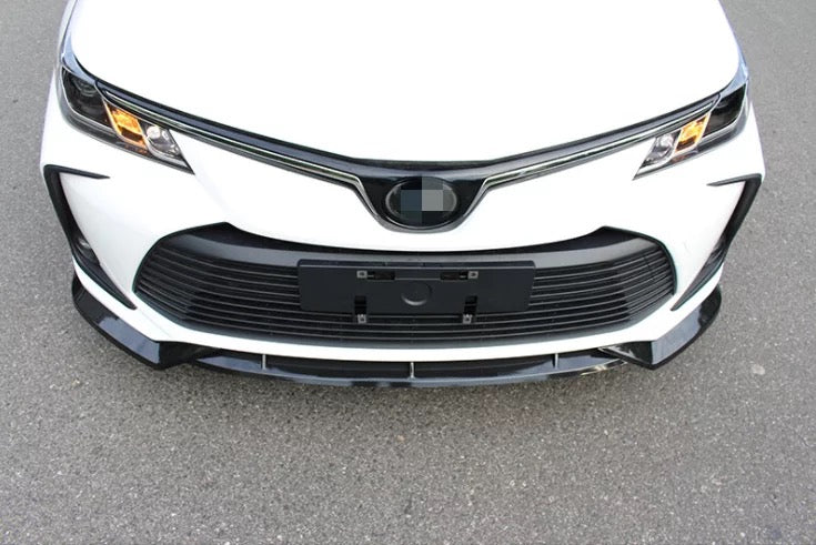 Corolla Front Lip Splitter 2019-2020 Gloss Black - ONECARWORLD