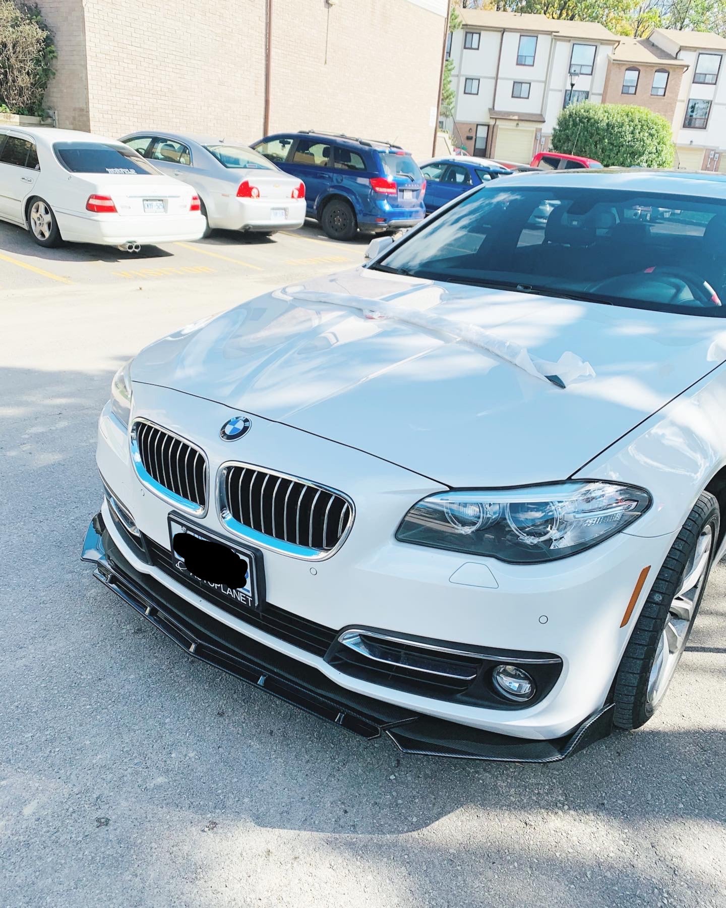 UNIVERSAL CARBON FIBER 3PCS FRONT LIP FOR ALL CARS - ONECARWORLD