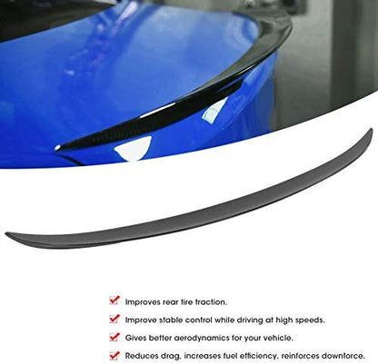 Trunk Spoiler for BMW 4 Series F32 Coupe 2013-2020, Rear Trunk Spoiler Wing Racing Accessories - ONECARWORLD