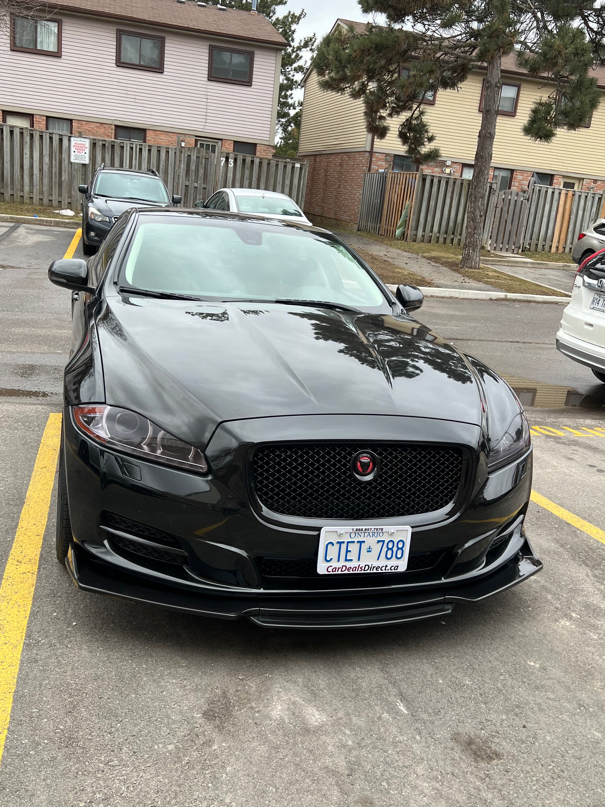 CARBON FIBER FRONT LIP WITH COLOR FOR ALL SEDAN CARS - ONECARWORLD