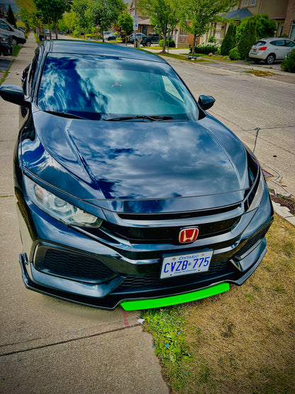 CARBON FIBER FRONT LIP WITH COLOR FOR ALL SEDAN CARS - ONECARWORLD